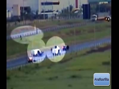 Thieves rob two armored cars taking millions