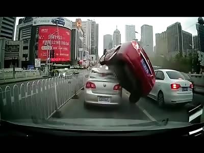 Terrible accident (two angles)