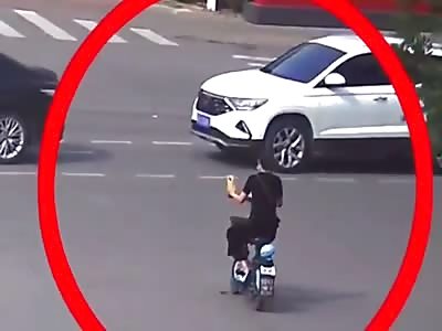 Fucking Asian driver accident (Angle Views)