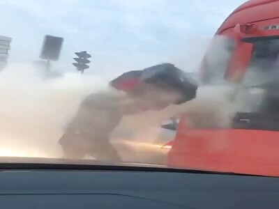 Using the fire extinguisher