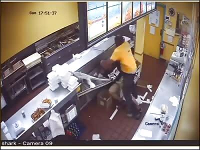 The unwelcome visitor was given a battle