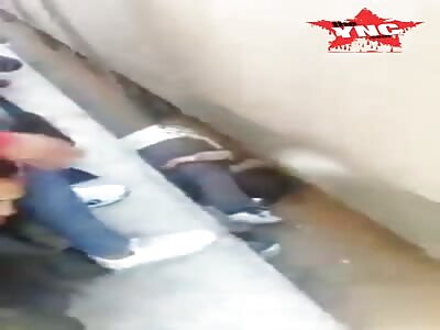 The girl had a heart attack and fell on the train rails