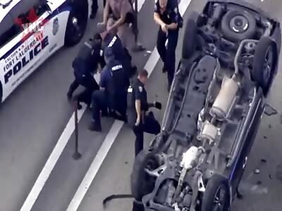 A horrific accident during a police pursuit