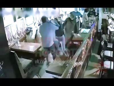 Brutal battle and stabbing in St. Petersburg