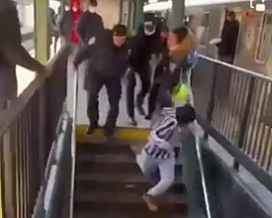 NYC: An arrest in the subway failed