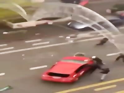 Horrific riots in Brussels after the match