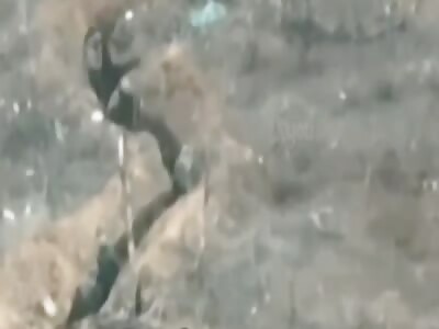 Deadly close combat in the trench