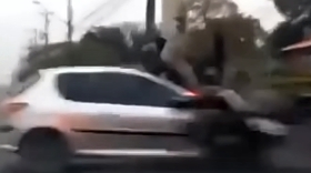 Fatal inattention of a motorcyclist