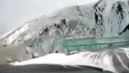 Downhill auto skiing (fatal)