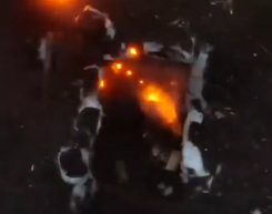 Genade drop under a covered RU trench