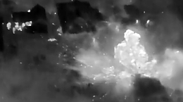 Artillery and ATGM zeroing in on a group of RU troops