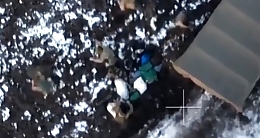 Drones attacking different human targets