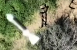 Russian Soldier Caught by Drone