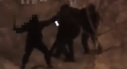 Ukrainians beat Russian speaking individual in Kyiv