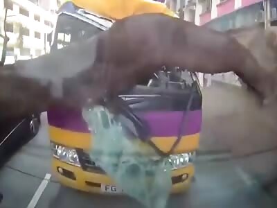 The moment when the tree collapses