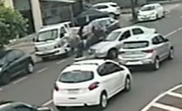 Fatal bad luck for a motorcyclist