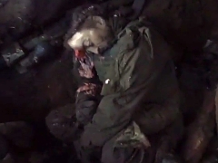 Captured trenches of Wagnerites