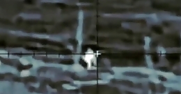 Ukrainian sniper working on Russian targets in Bakhmut