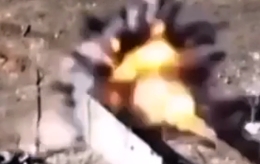 Russian Soldier killed while urinating