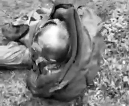 UA soldier kicks several downed Russians and asks if they're alive