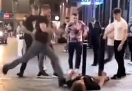 The two who started the fight ended up sleeping on the floor 