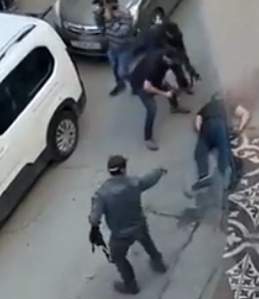 Israeli soldiers shot a civilian in the head