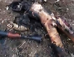 RU soldier shows destroyed and disabled UA vehicles and UA casualties