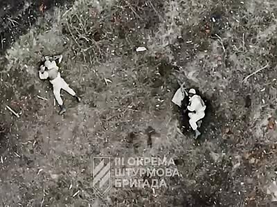 Aftermath of Russian troops