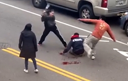 Man stabbed five times and severely beaten with a bat