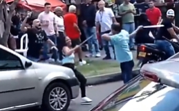 Machete fight in Colombia