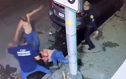 Two Men Beat and Stomp On a Man’s Head, Responding Yonkers Officer Doesn't Lift a Finger to Stop Attack.