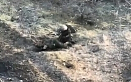 K2 battalion drone view of battle against 30 russian infantry