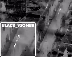 Russian assault group getting ambushed by small arms at night