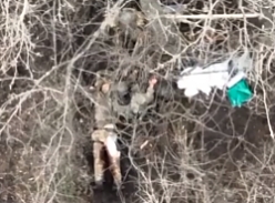 UA infantry coming under fire of the RU regiment of naval infantry