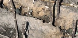 Russian armor attacking Ukrainian position