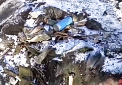 Russian soldiers found 3 Ukrainian soldiers frozen, near Bakhmut