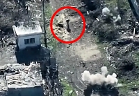 A RU soldier is hit by indirect 40mm grenade fire from an Mk19