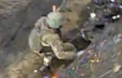 Solider in Trench is Visited by Suicidal Drone