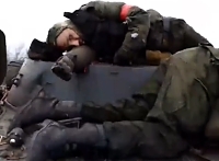 RU soldiers were killed and a RU BMP with paratroopers was destroyed