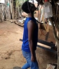 Hung himself from a tree in Bonito, Brazil