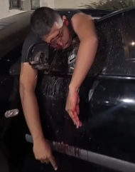 The man was murdered while getting out of the car