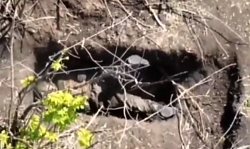 This Russian soldier was allegedly playing dead