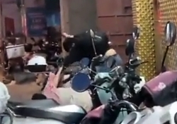 Man stabbed people on the street