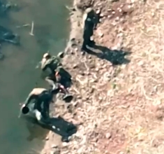 The ORCs were thirsty, then dragged their wounded comrade away