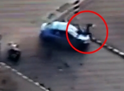 The biker's last ride in Zheleznogorsk