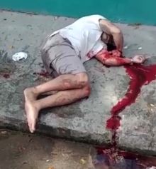 A man was shot in the northern area of Manaus