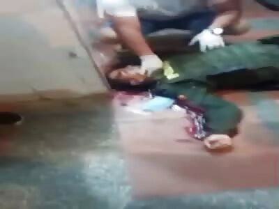 Police ambush in Colombia (different angle).