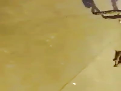 Woman dying, war in Colombia 2021