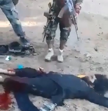 Afghan Army Soldiers Makes Sure to Finish the Job