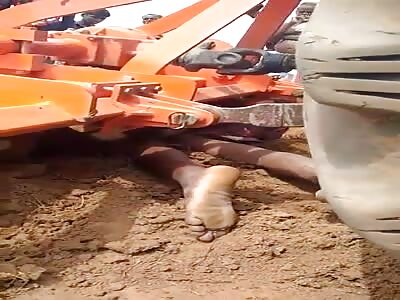 Farmer Becomes One with His Machine In India